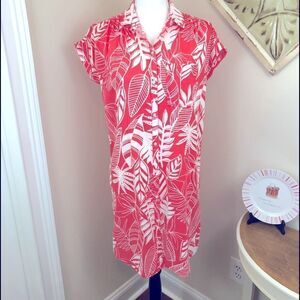 Old Navy shirt dress short sleeve size M